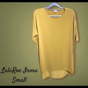 Mustard colored LulaRoe Irma